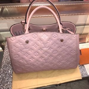 Authentic Louis Vuitton Montaigne MM Pink